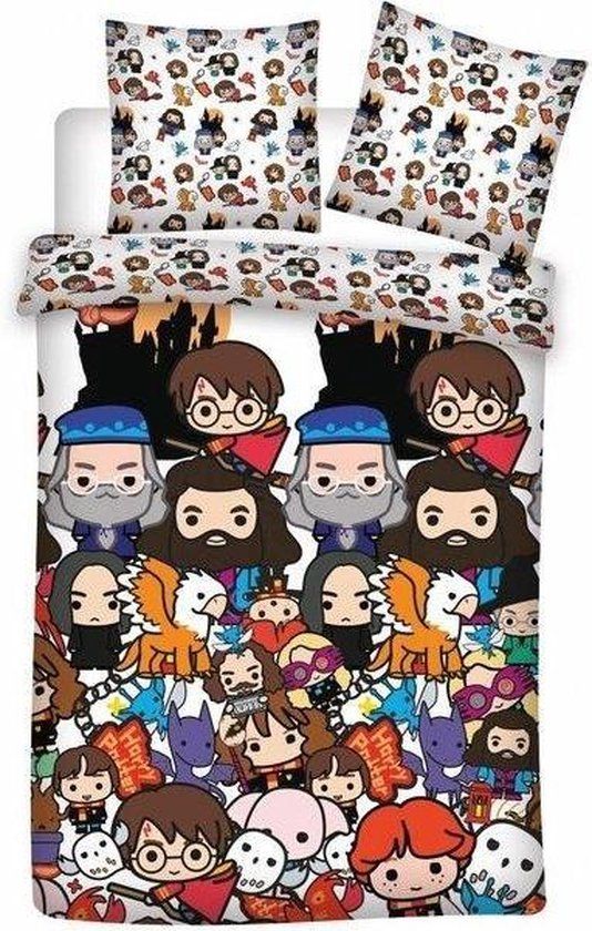 Set letto Harry Potter, Cuscini e articoli per la casa: Harry Potter Chibi  copripiumino con federa