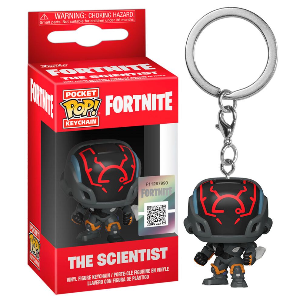 Fortnite The Scientist portachiavi Pocket Pop