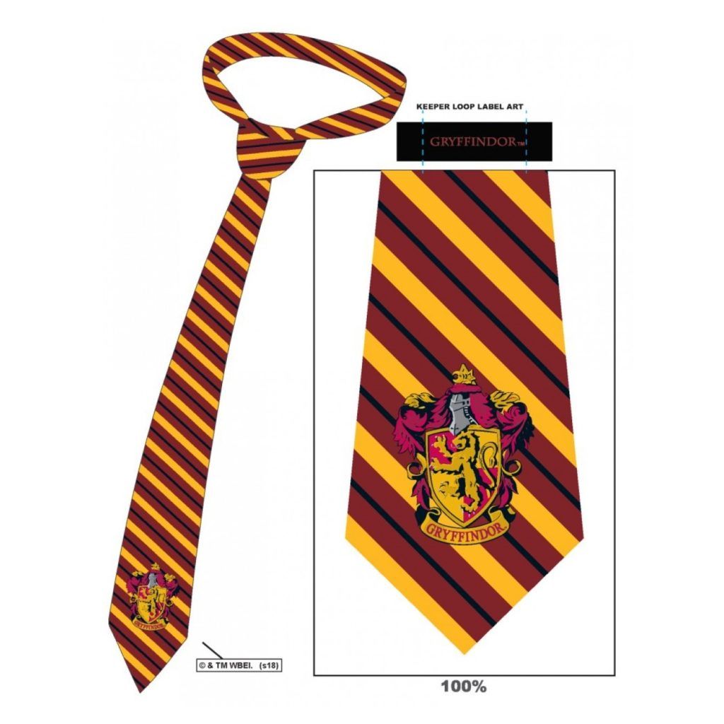 CRAVATTA HARRY POTTER GRIFONDORO —