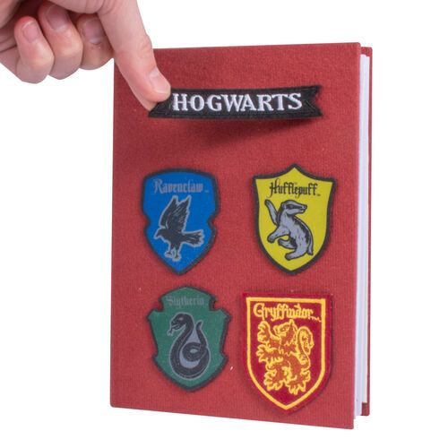 Harry Potter quaderno con stemmi rimovibili
