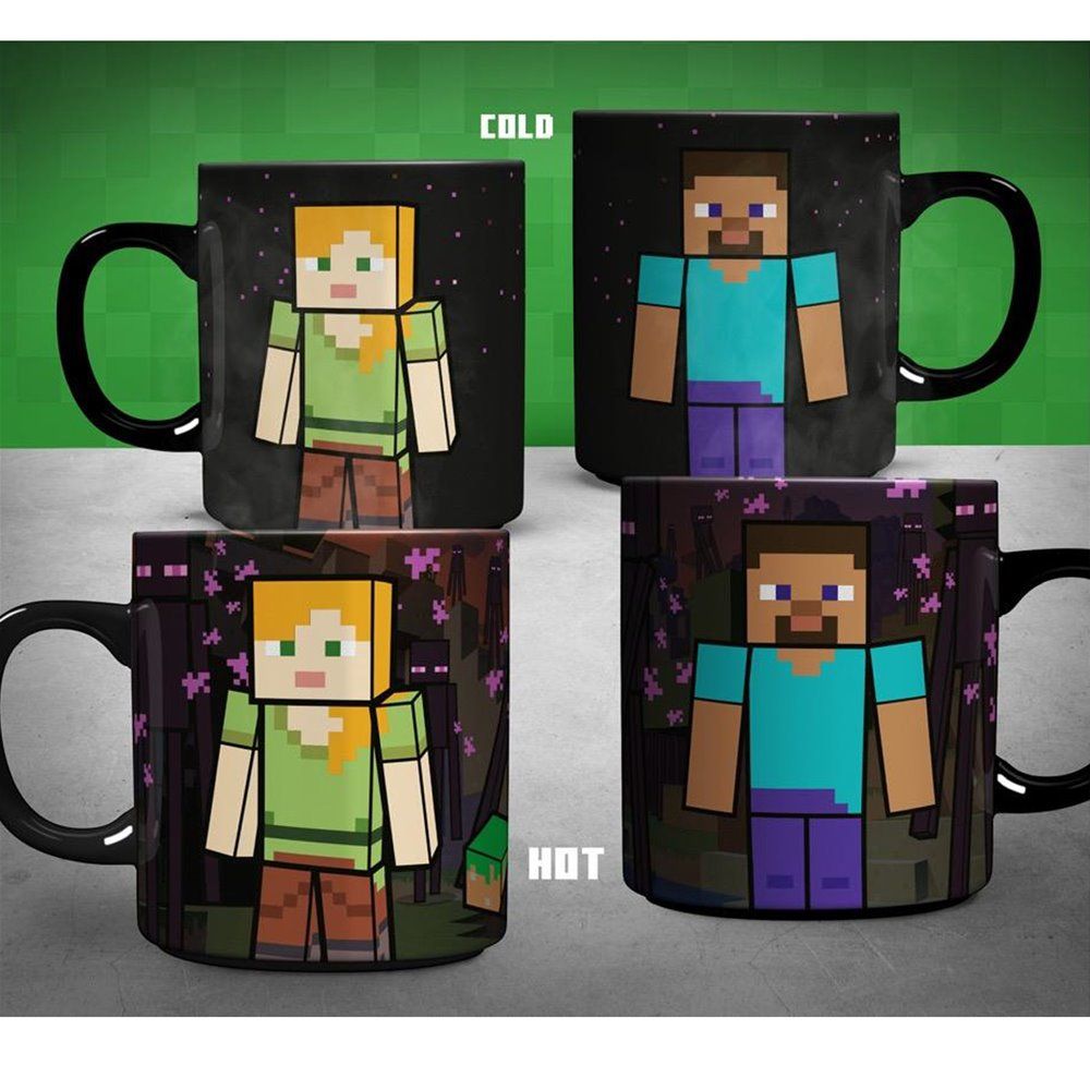 Minecraft Enderman tazza termosensibile