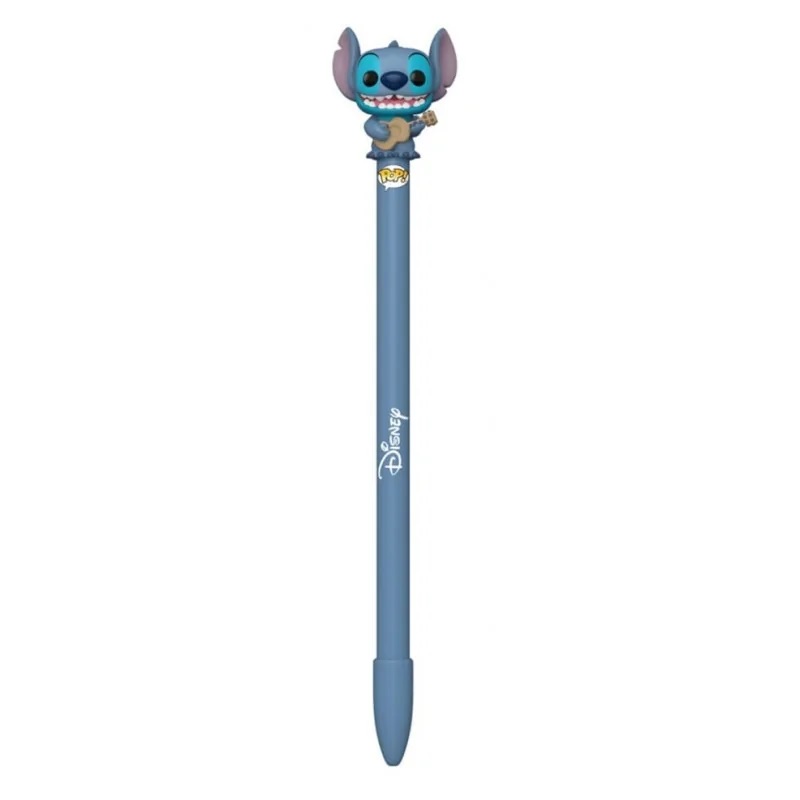 Biro con topper Lilo and Stitch - Stitch with guitar