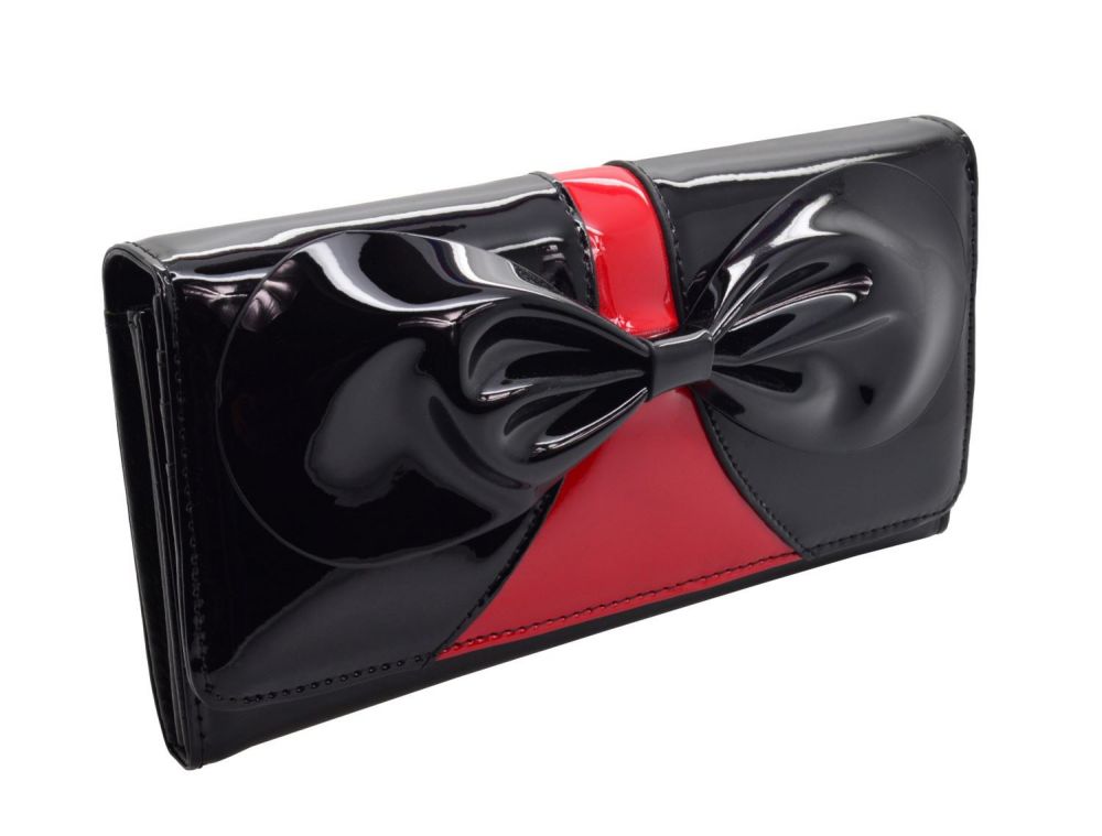 portafoglio vernice nera