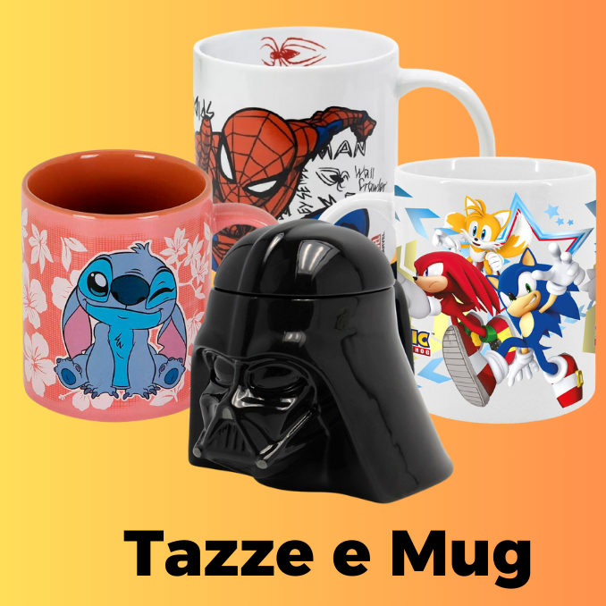 Tazze Pokemon, Hello Kitty, Stitch, Kuromi